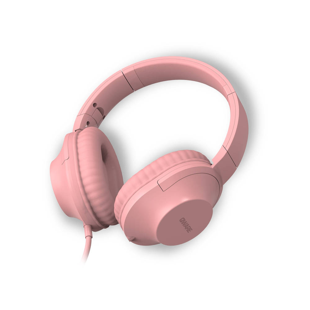 Qware Sound bedrade headset - roze