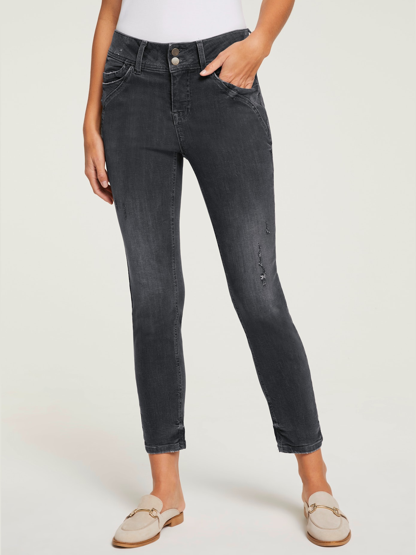 Jean coupe skinny tendance