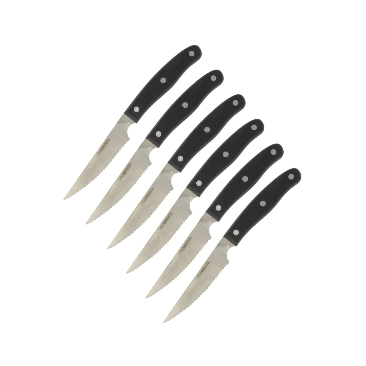 Lot de 6 couteaux à steak 22 cm Fit Nirosta