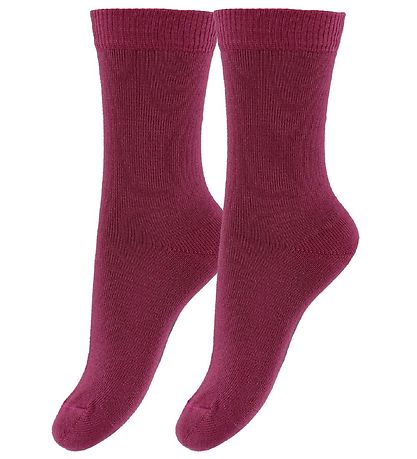 Fuzzies Socken - 2er-Pack - Bordeaux