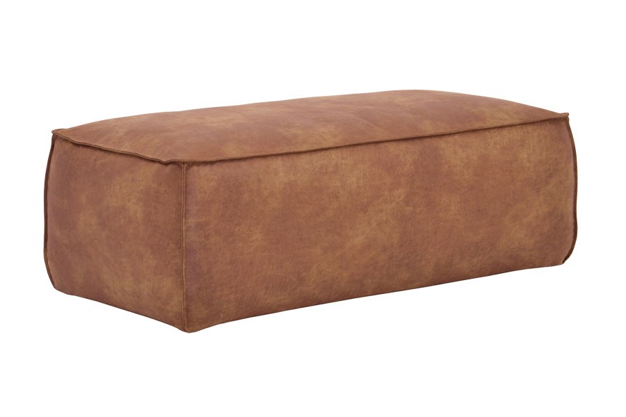 Westin pall I Colorado Cognac (70% hud og 30% polyester) med sorte ben