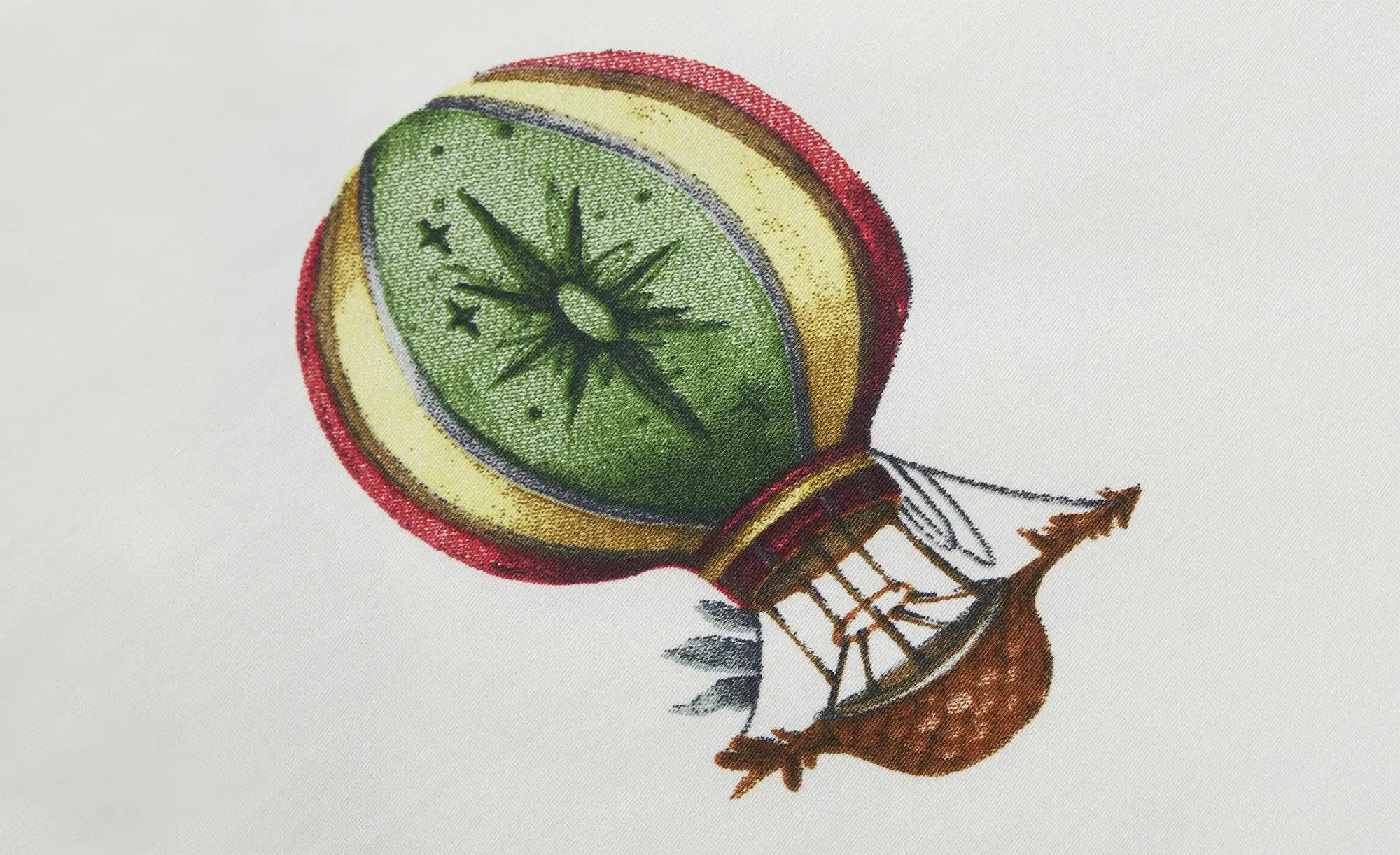 Como Green Mako-Satin Bettwäsche Ballon