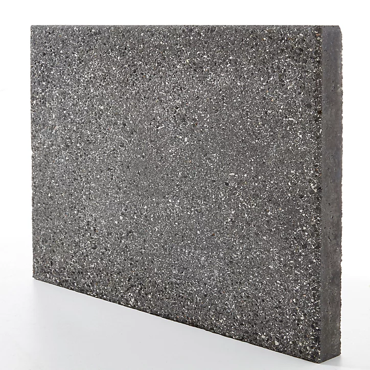 Dalle grenaillée Lagos anthracite 40 x 40 cm, ép.4 cm