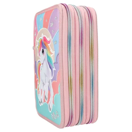 Depesche Ylvi & the Minimoomis 3-Fach Federtasche RAINBOW