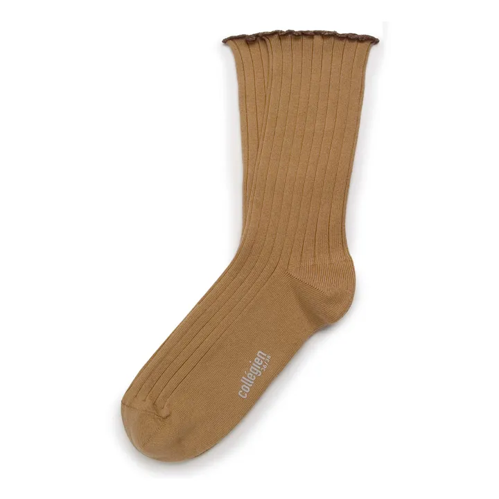 Collégien Chaussettes Delphine | Caramel