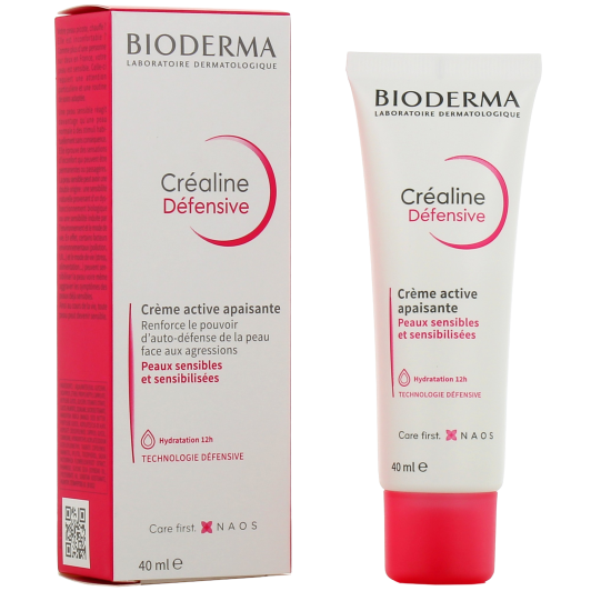 Bioderma Crealine Defensive : crème visage apaisante - Peau sensible