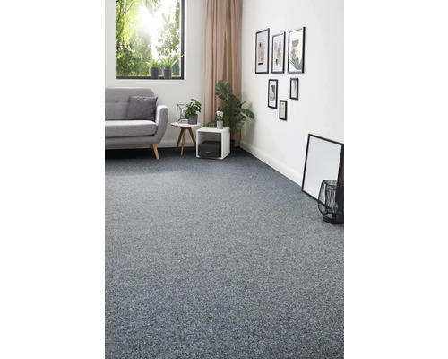 Naaldvilt tapijt Invita staal 200 cm breed (per meter verkocht)