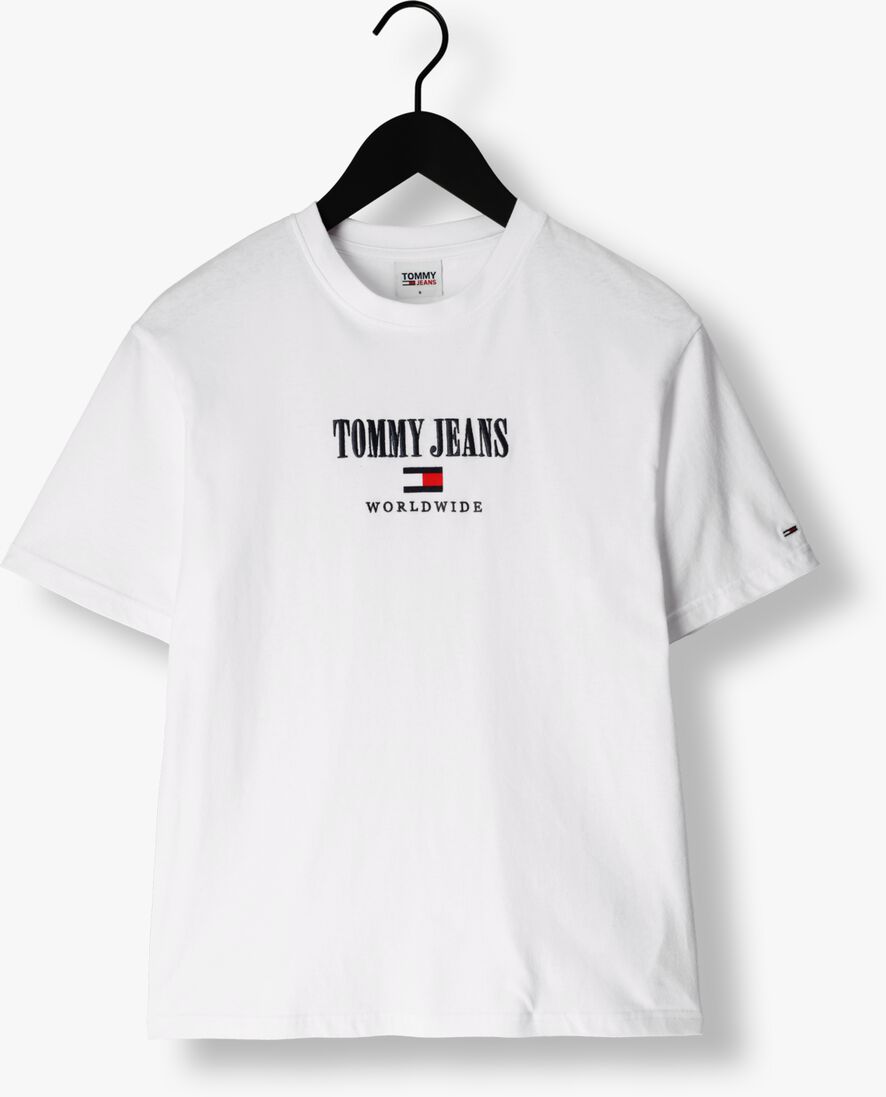 TOMMY JEANS witte tommy jeans t-shirt rlx archive 1 tee