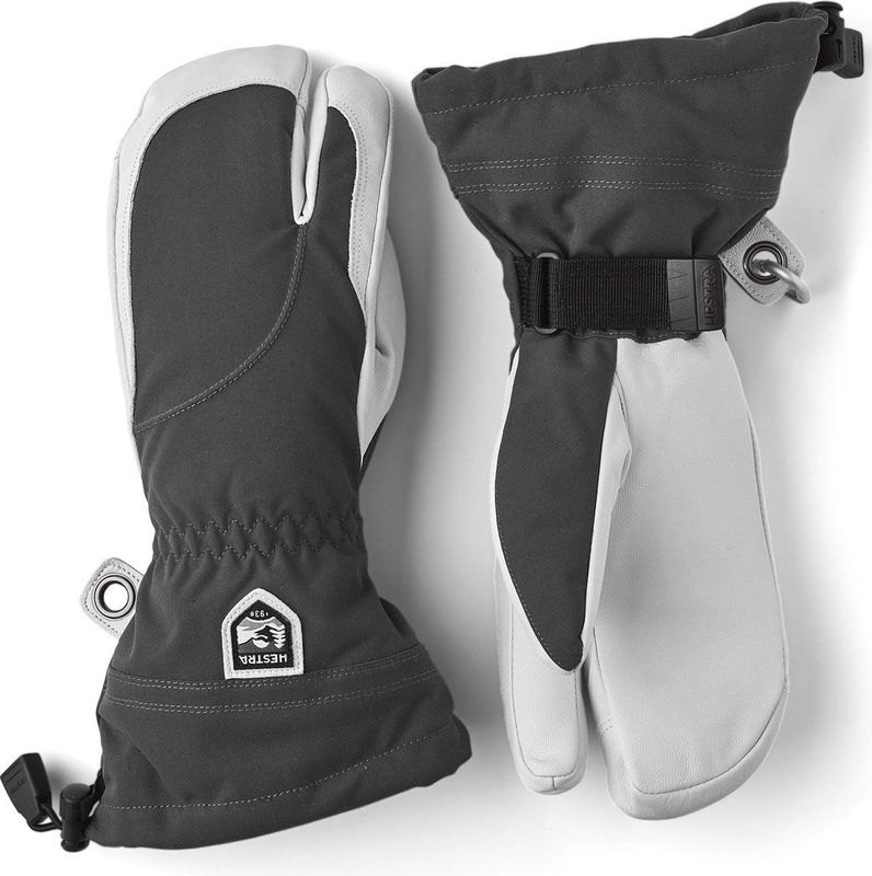 Hestra - Heli Ski - Skihandschoenen - Navy - Leren Bovenkant - Dames