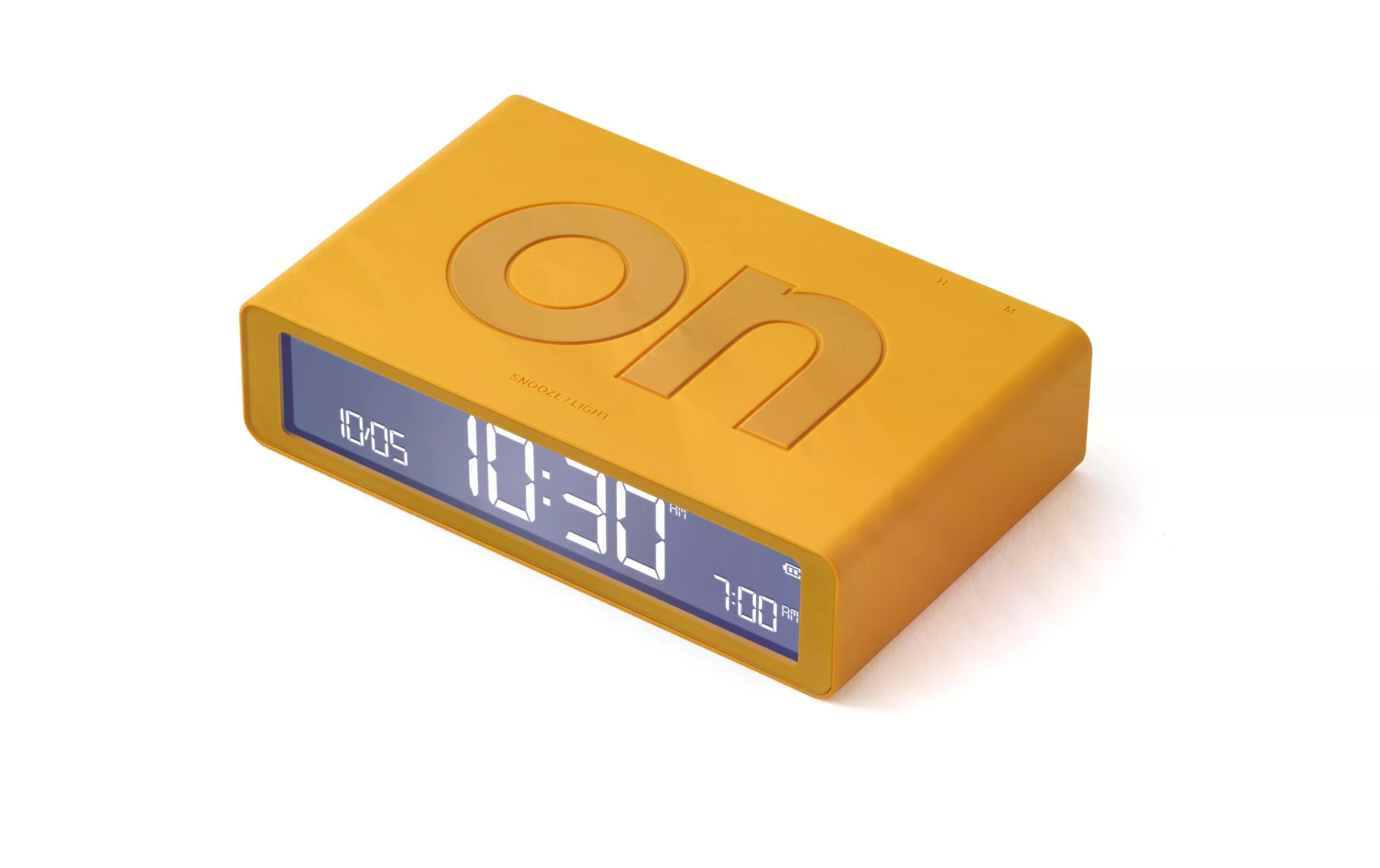 Digitalwecker Flip Classic GelbLCD-Wecker