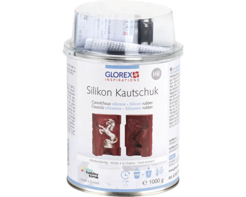 Hittebestendig siliconenrubber, 1 kg