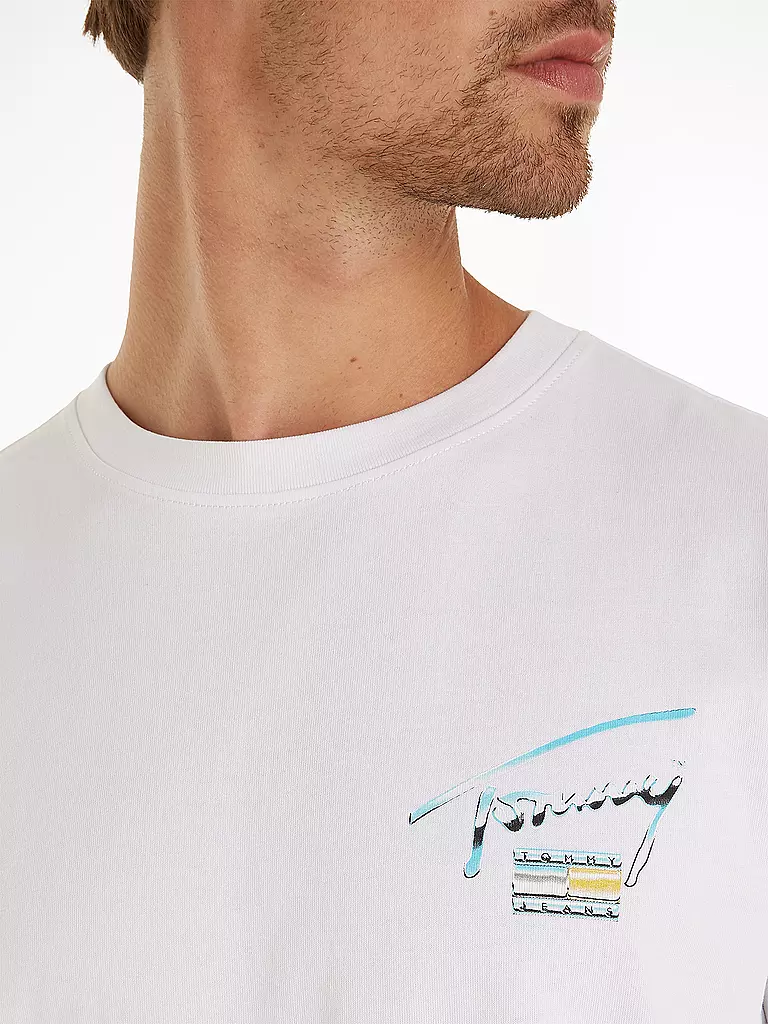 TOMMY JEANS T-Shirt weiss