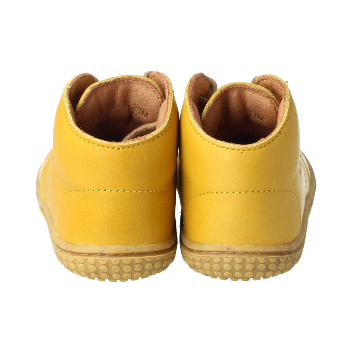 B3222-4 mustard SOFT-TOE BIO-nappa leather laces Weite/M