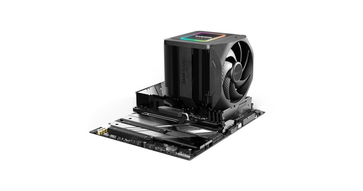 be quiet!Dark Rock Elite RGB CPU-koeler  (Zwart, 4-pins PWM fan-connector)