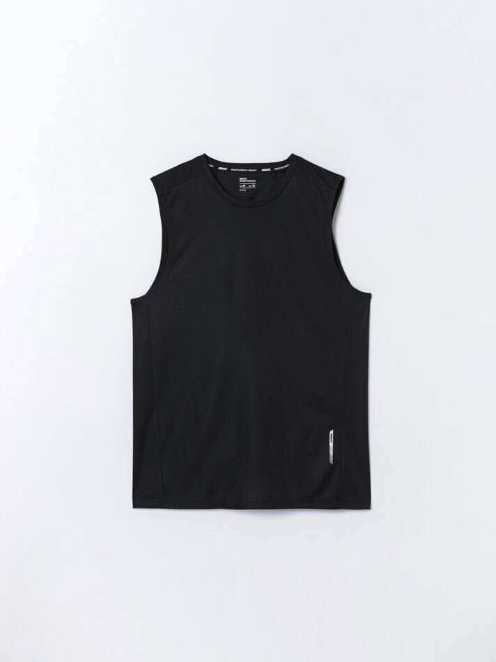 Camiseta esportiva sem mangas - Preta