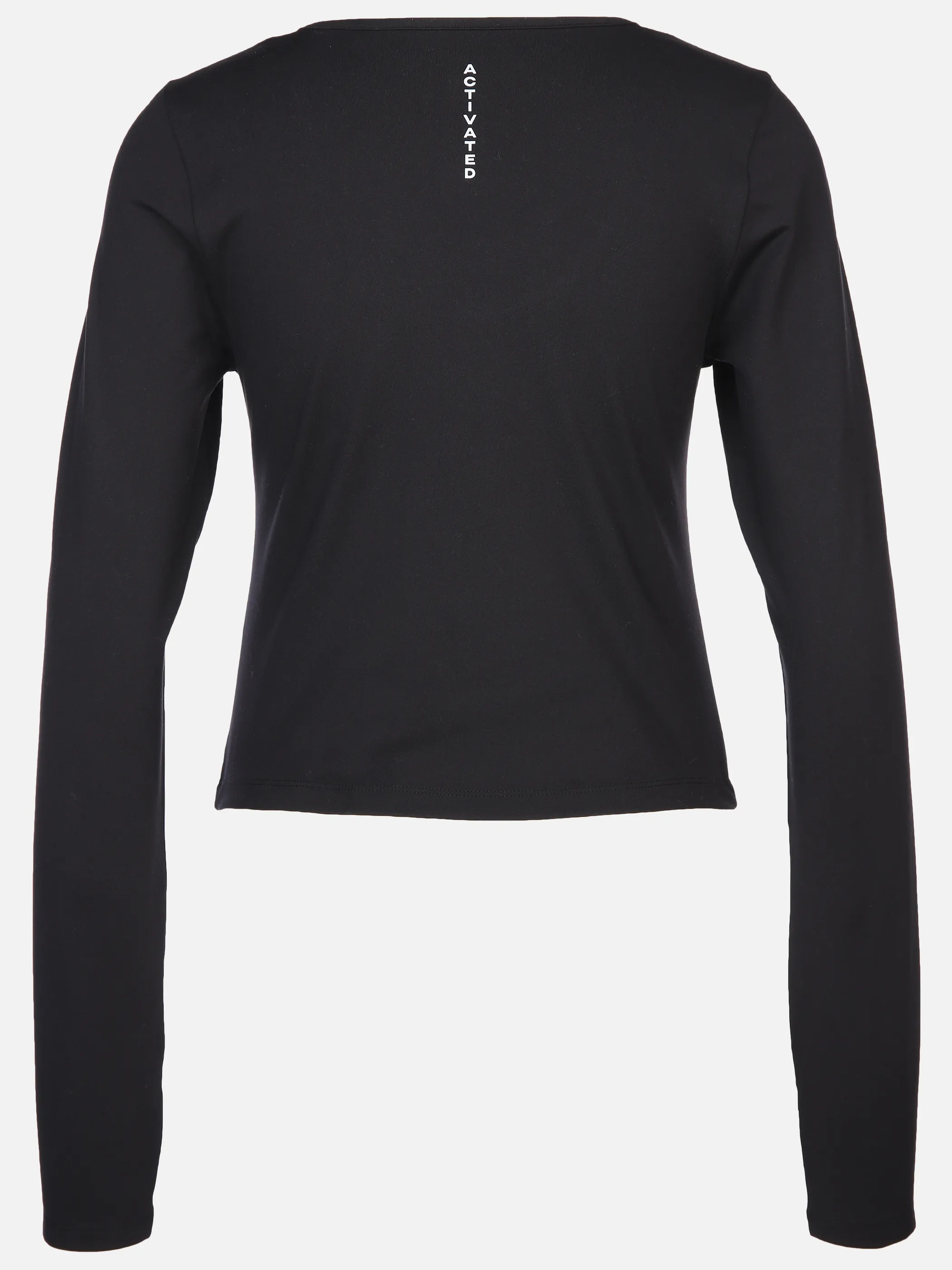 Damen Sport Cropped Top mit langem Arm