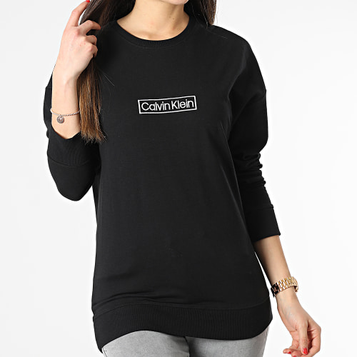 Sweat Crewneck Oversize Femme QS6803E Noir