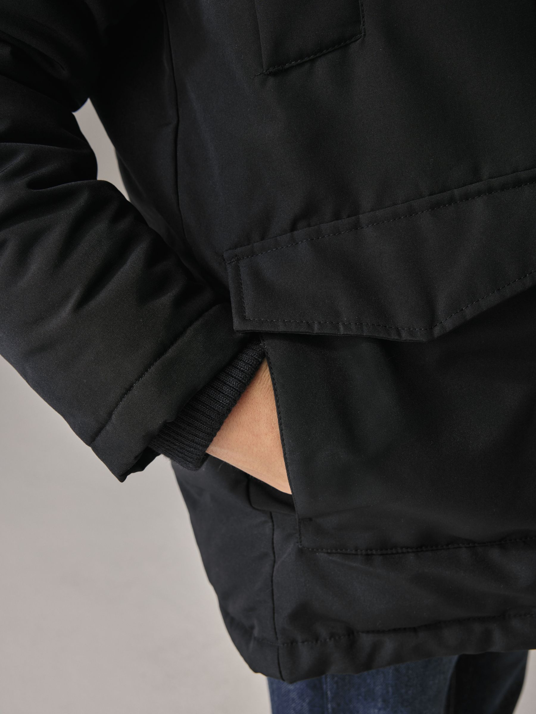 Zwart - Superdry Everest parka