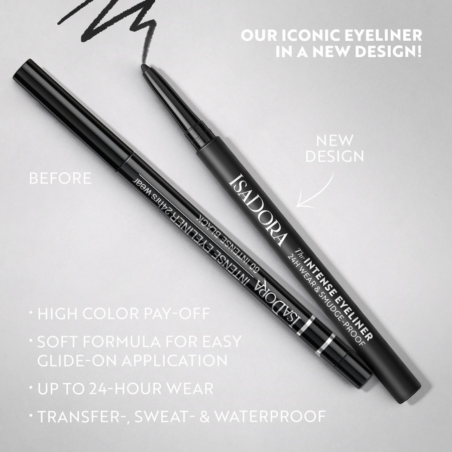 IsaDora The Intense Eyeliner 24H Wear & Smudge-proof 67 Dark Green 0,35g