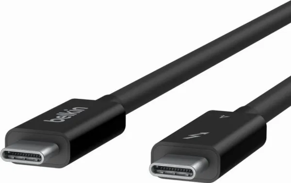 Belkin INZ002bt2MBK 2 m 40 Gbit/sek Sort