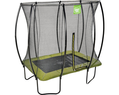 EXIT Silhouette Trampoline met Veiligheidsnet 254 x 153 cm Groen
