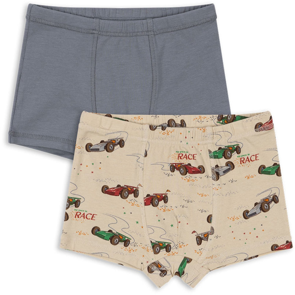 Køb Konges Sløjd Tradewinds / Grand Prix Basic 2-Pak Boy Boxershorts GOTS