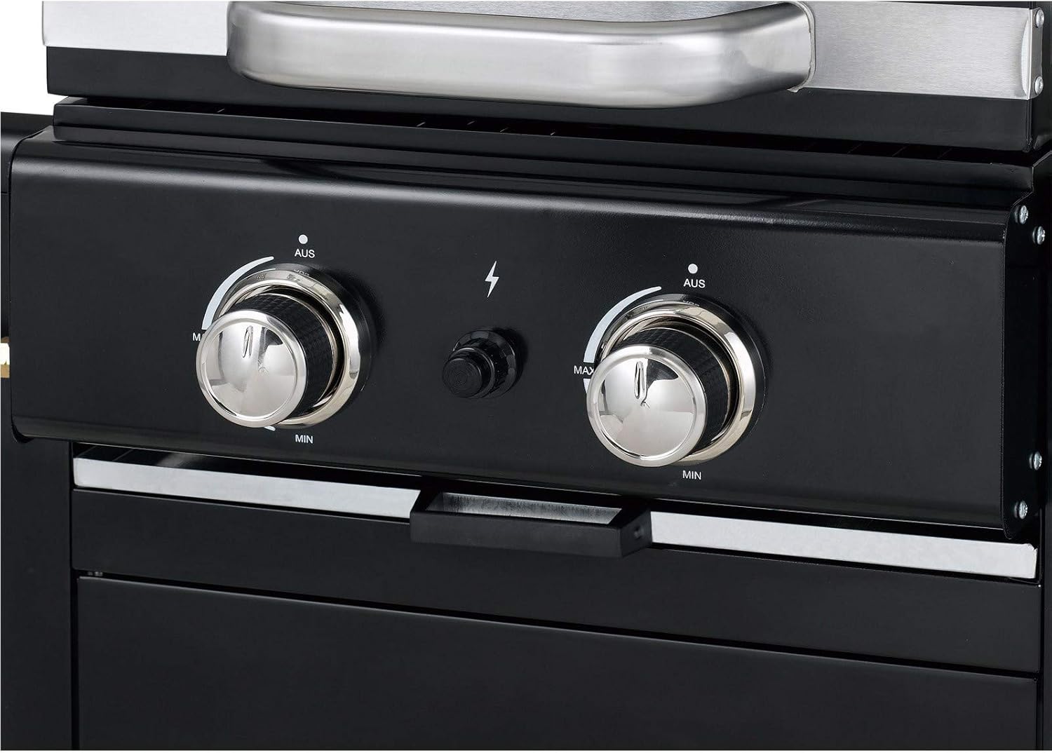 tepro Gasgrill Mayfield 2 mit 2 hochwertigen, leistungsstarken Edelstahlbrennern, verchromten Grillrosten (Rost-in-Rost-System), großer Warmhaltefläche, integriertem Thermometer im Deckel und praktischen Seitenablagen, Maße ca. 112 x 58 x 100 cm - 20