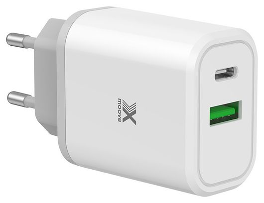 Swift - Chargeur USB-A et USB-C PD 30W Xmoove XMVC109