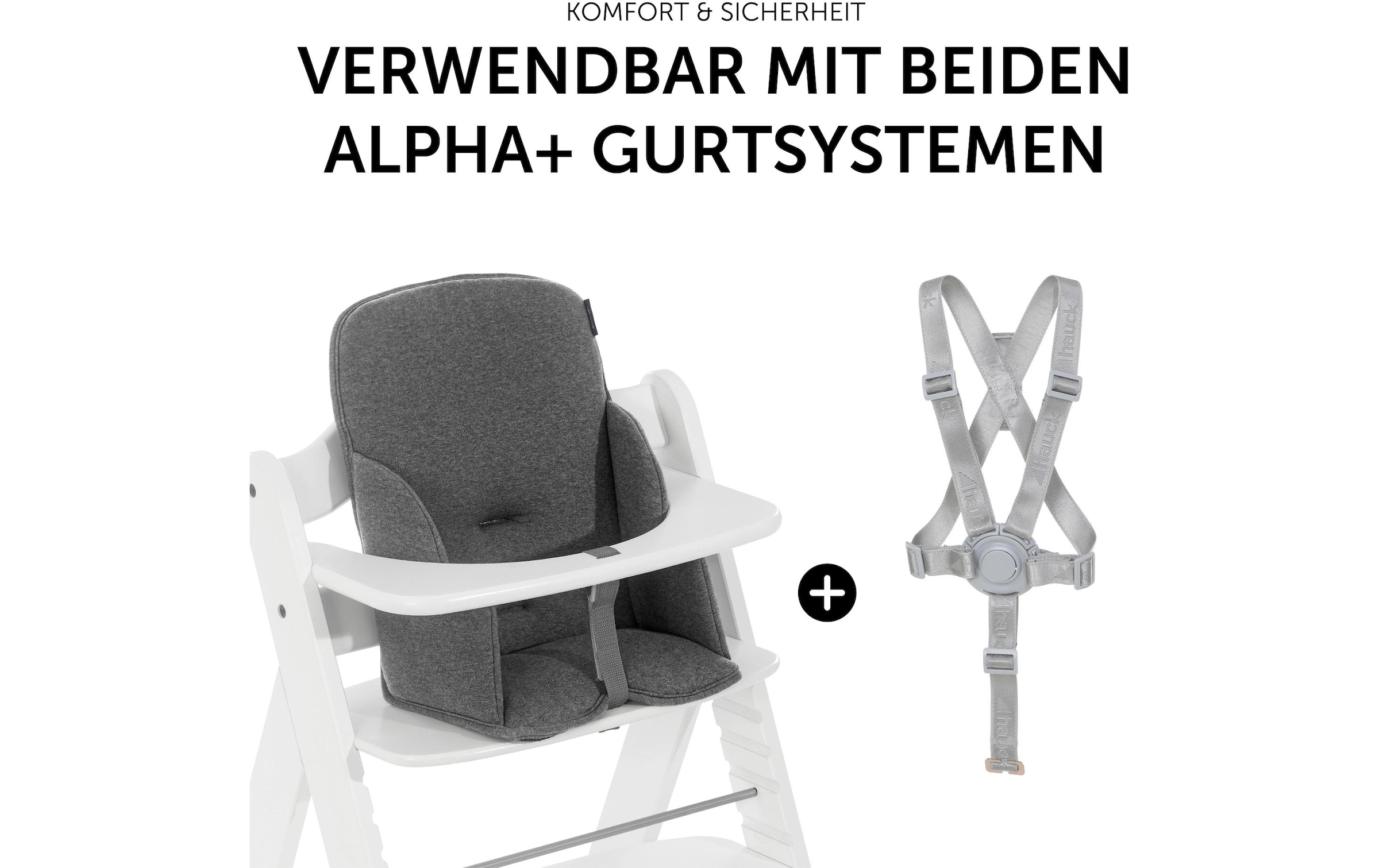 Hauck Sitzverkleinerer »Alpha Cosy Select Jersey Charcoal« 1 Stk. tlg.