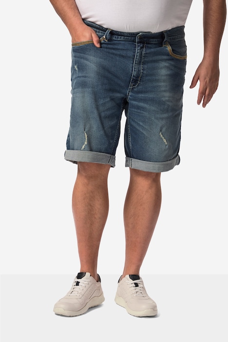 John F. Gee Jeans-Bermuda, Kontraste, 5-Pocket, bis 74