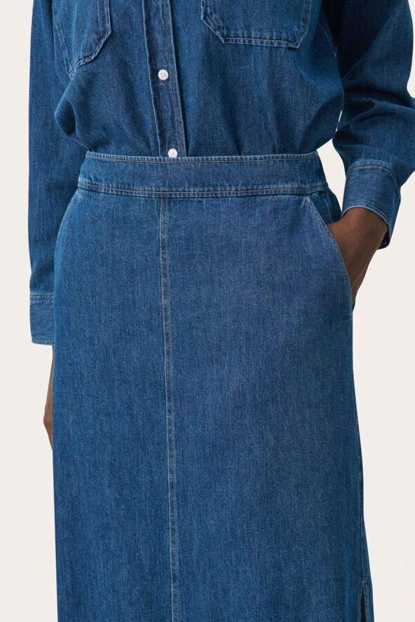 Part Two LizziePW SK Medium blue denim