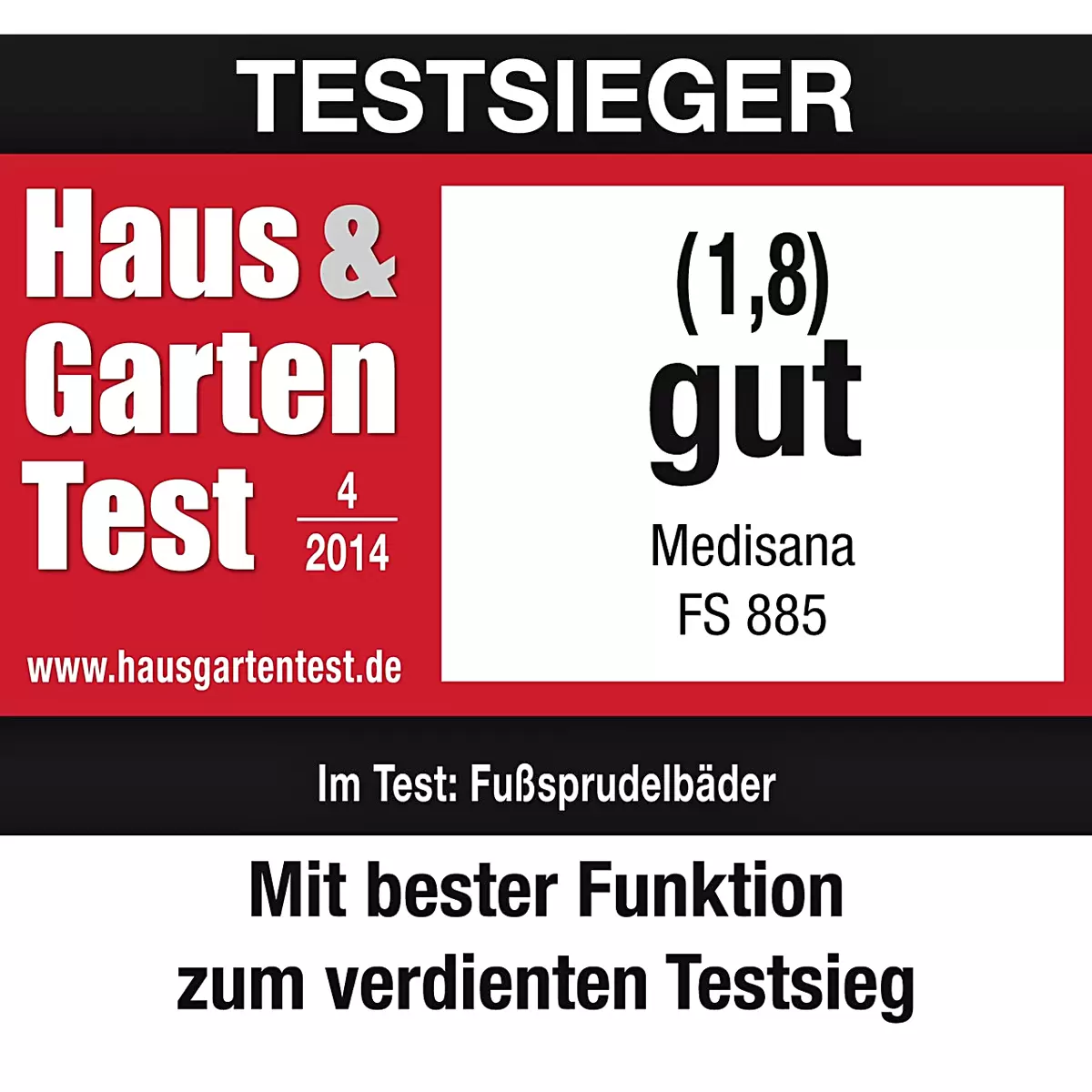 Fusssprudelbad FS885 Medisana