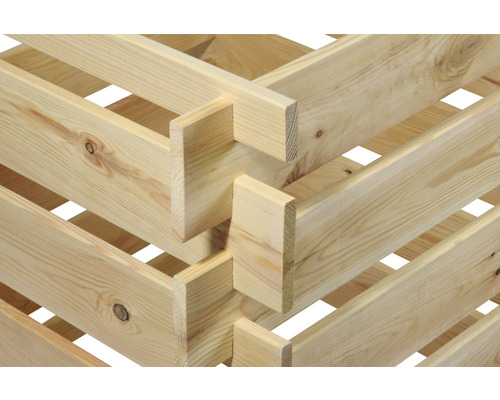 Dobar modulaire composteerder, 64 x 64 x 78 cm, natuurlijk