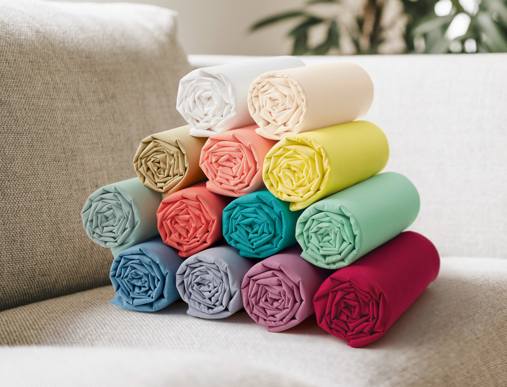 Pack 2 draps-housses-Jersey extensible