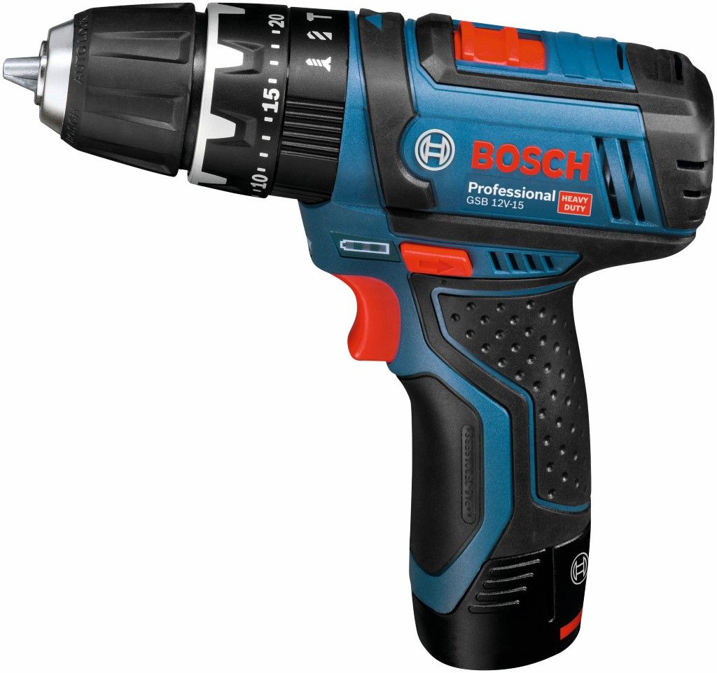 Bosch GSB 12V-15 Accu schroefklopboormachine in L-Boxx - 06019B6906