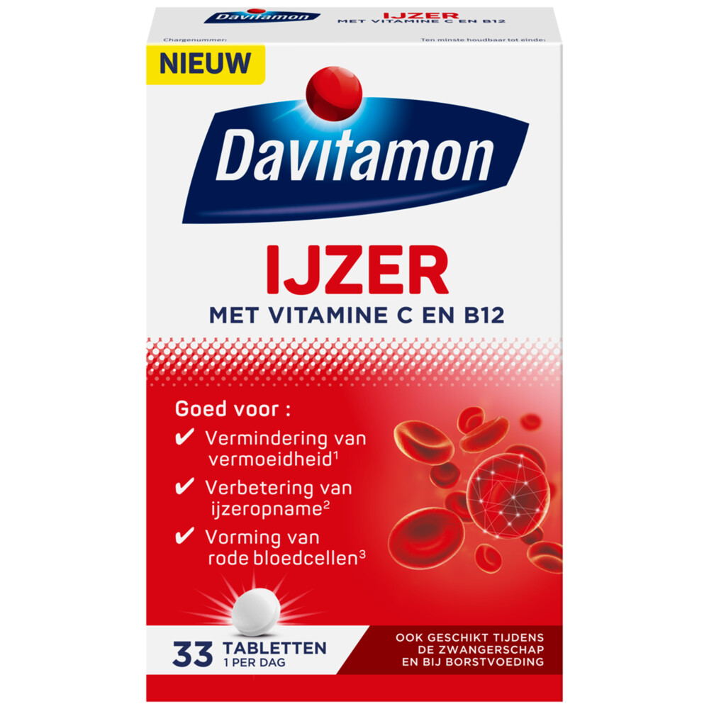Davitamon IJzer Met Vitamine B1233 tabletten