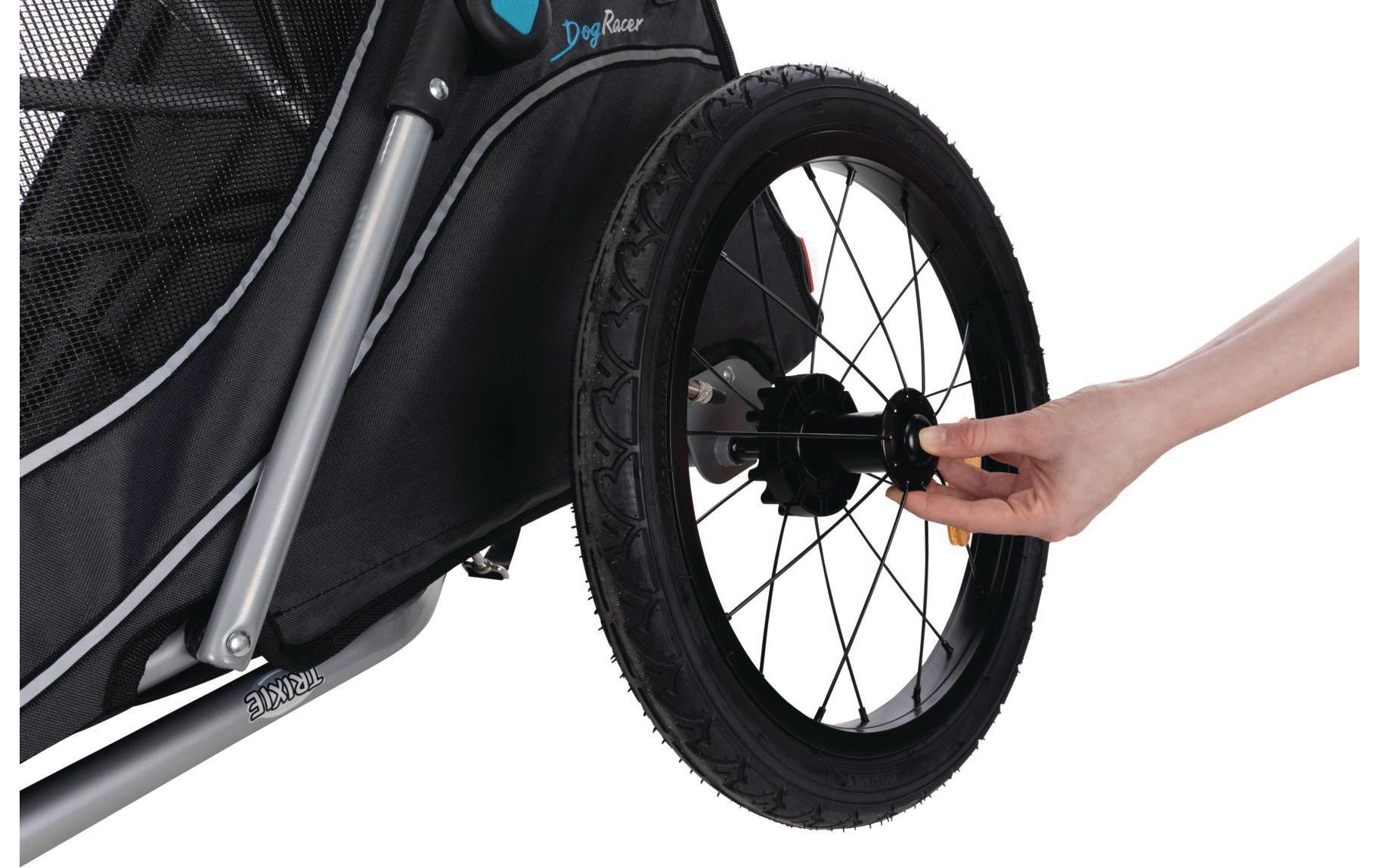 Fahrrad-Anhänger faltbar Grösse L<br>Faltbarer Fahrrad-Anhänger für Hunde bis zu 30 kg