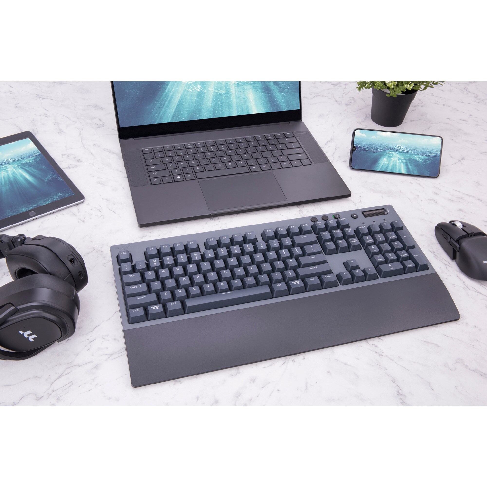 Thermaltake Gaming-Tastatur W1 WIRELESS