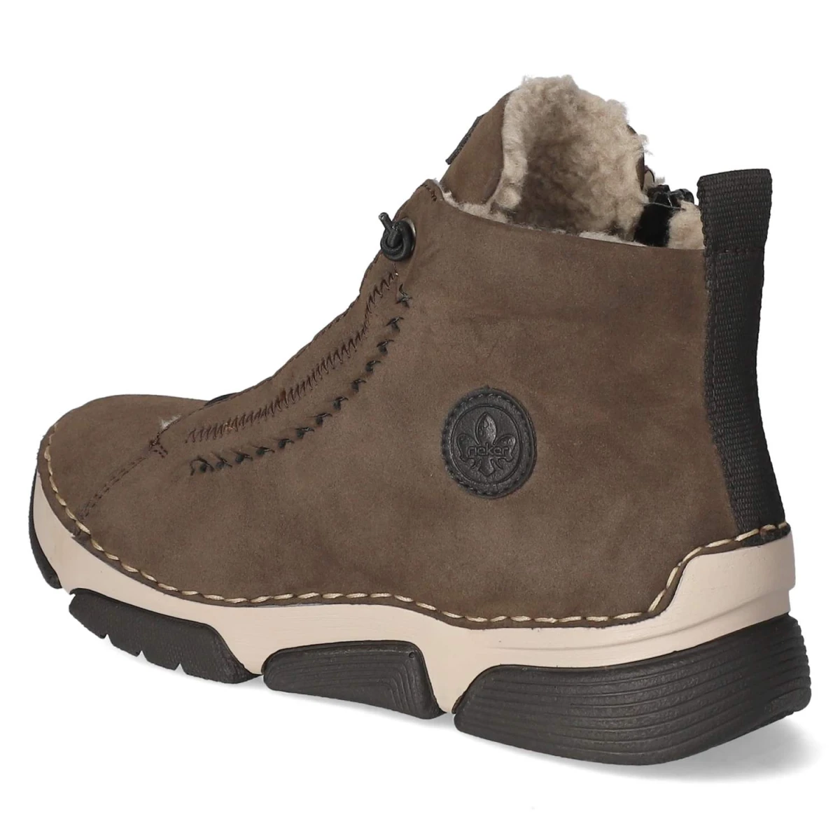 RiekerSchnürstiefeletten - BRAUN