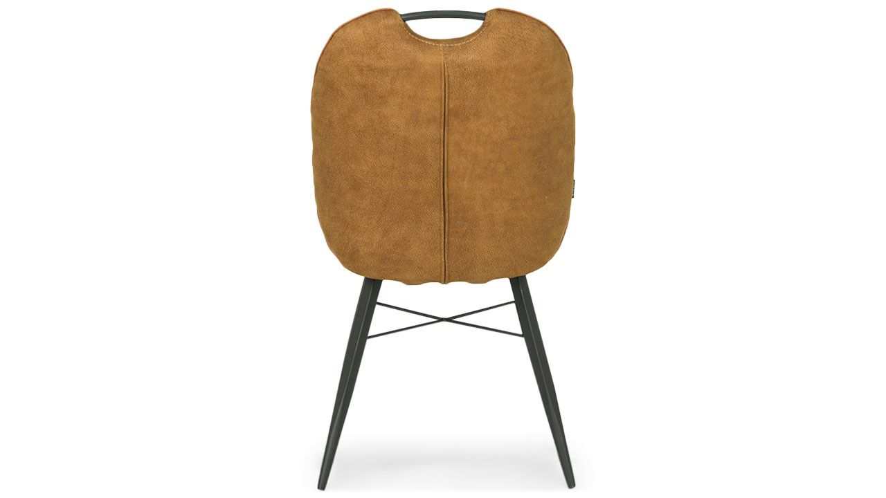 Eetkamerstoel Luxor Cognac Eva B53 x D65 x H92 cm