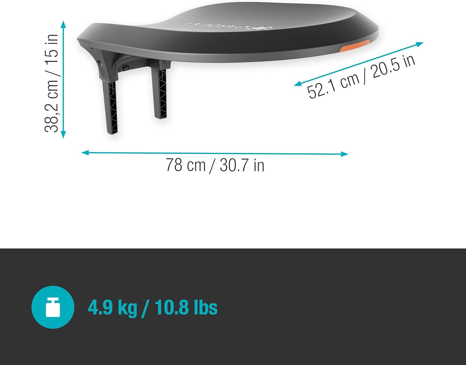 Gardena Mähroboter-Garage, kompatibel mit smart SILENO pro, max, free, Schutz vor Witterungseinflüssen, einfach zu montieren, schützt vor Abnutzung und Verschleiß (15025-20)