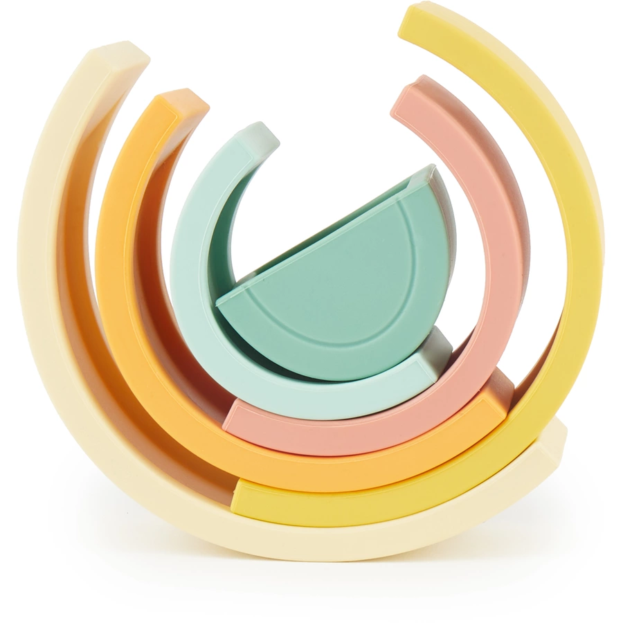 bieco Silikon Regenbogen Tropical Vibes
