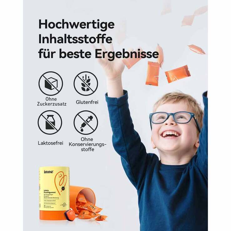 Inne Lutein Fruchtgummi, 30X4 g