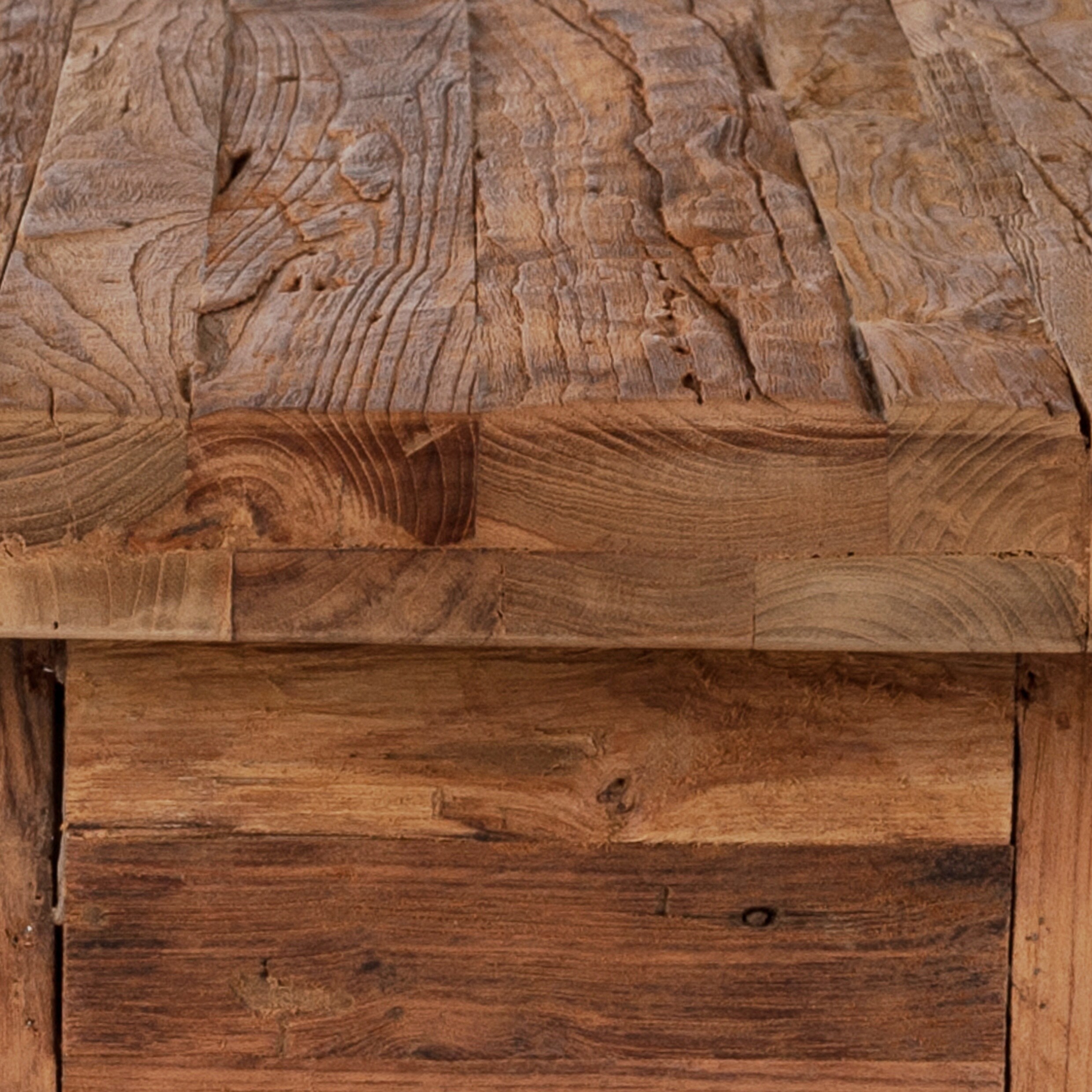 Telefontisch Coral Teak Beistelltisch Nachttisch Nachtschrank Wohnzimmertisch