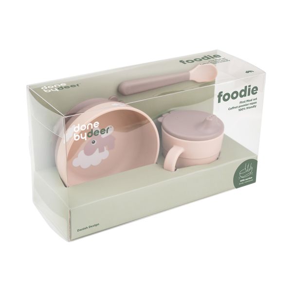 Done By Deer Happy Clouds First Meal Eetset - Green
