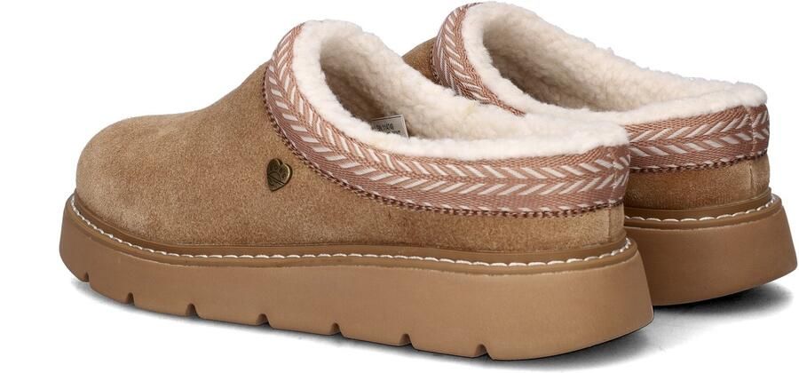 Skechers BOBS Keepsakes Lite Fuzzy Dreams Vrouwen Bruin Pantoffels