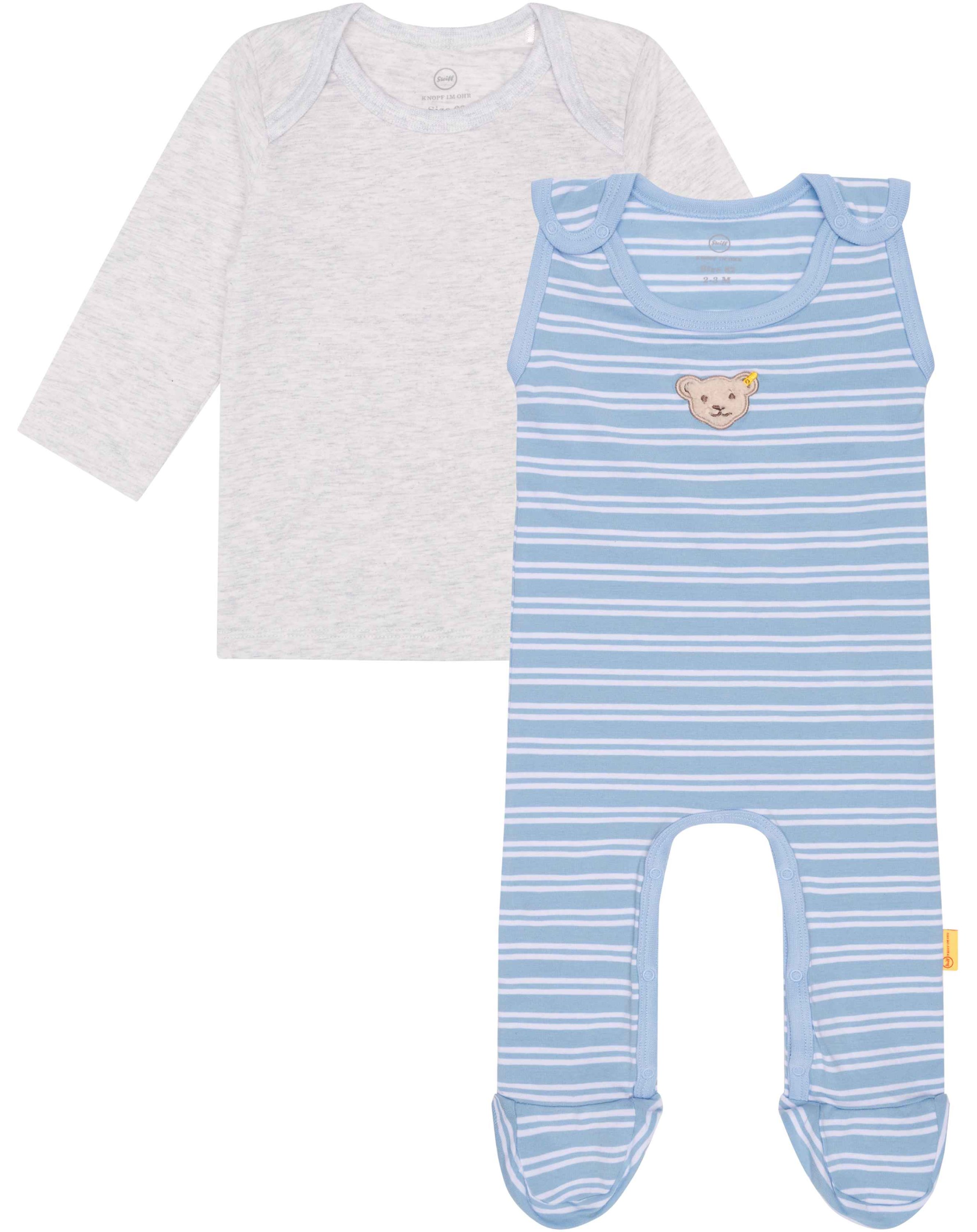 Strampler IMRE mit Langarmshirt in chambray blue