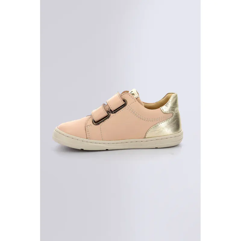 Kickboost Rose clair BASKETS BASSES Cuir Fille