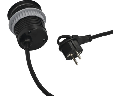 Inbouw-tafelcontactdoos, 1x geaard, 1x USB-C, 1,5 m kabel
