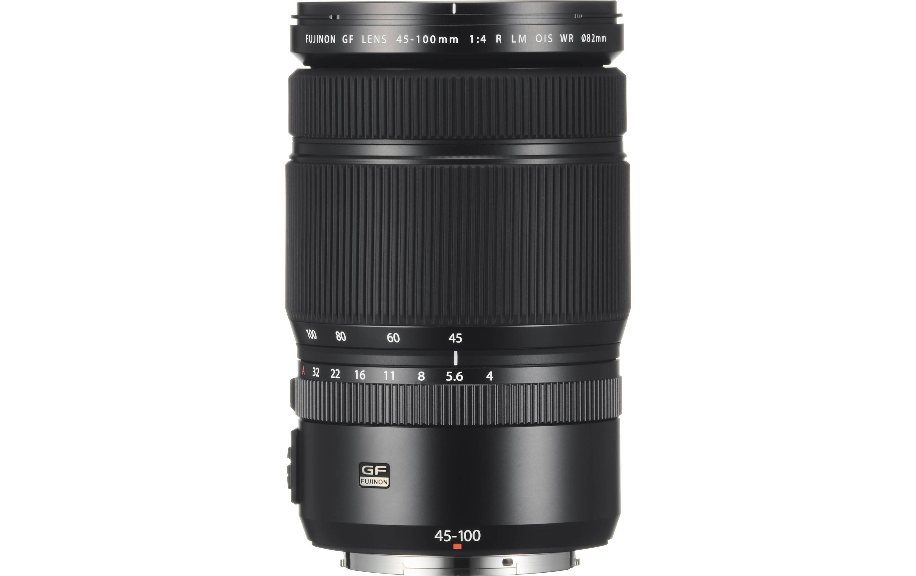 Zoomobjektiv GF 45-100mm F/4 R LM WR Fujifilm G-Mount<br>Vielseitig einsetzbares Standard-Zoomobjektiv